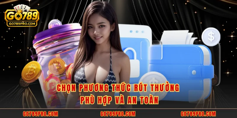 Chọn phương thức rút thưởng phù hợp và an toàn
